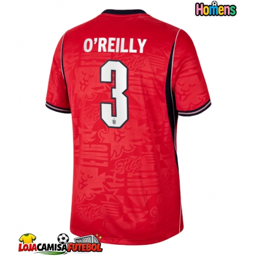 Camisa de Futebol Inglaterra Nico O'Reilly #3 Equipamento Secundário Mundo 2026 Manga Curta